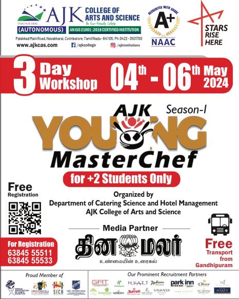 Unlock Your Culinary Potential: AJK Young Master Chef Season-l Workshop 20241